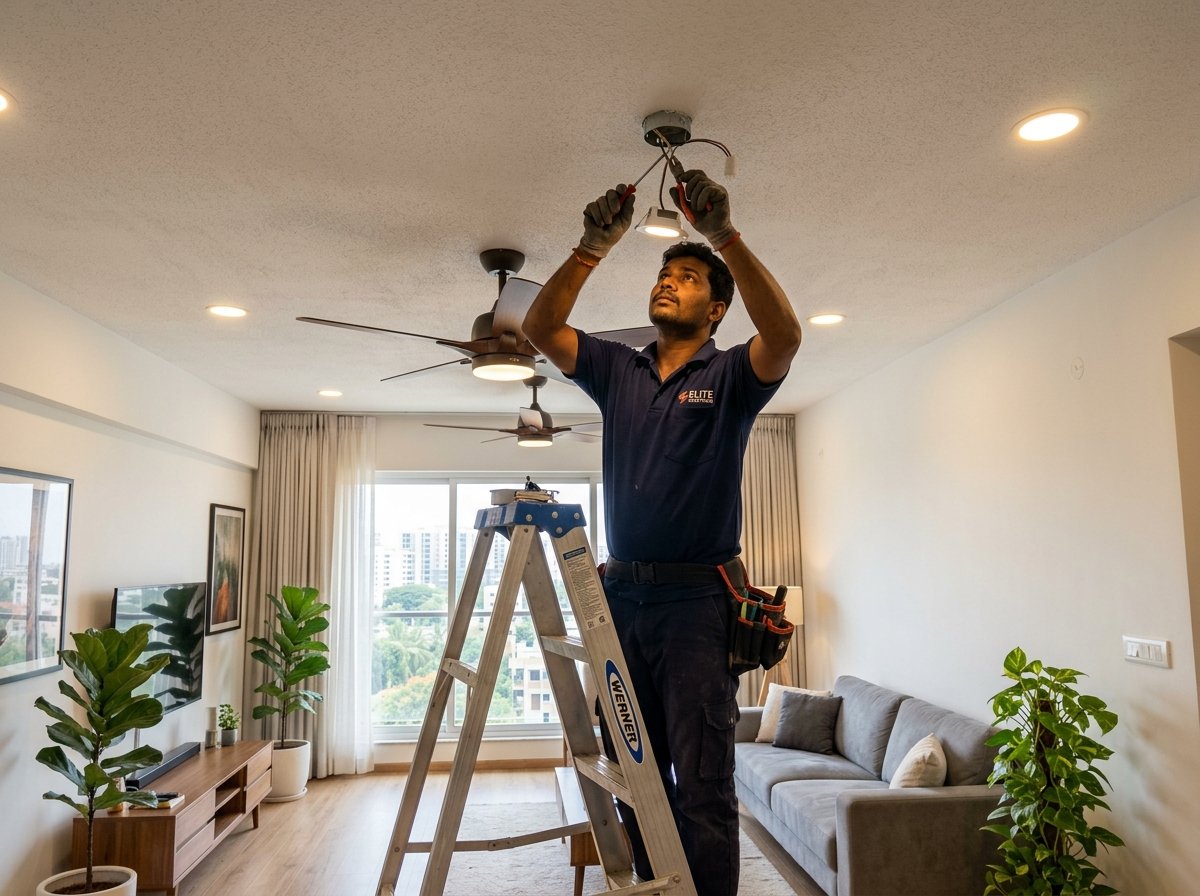 Ceiling Lights & Fan Installation